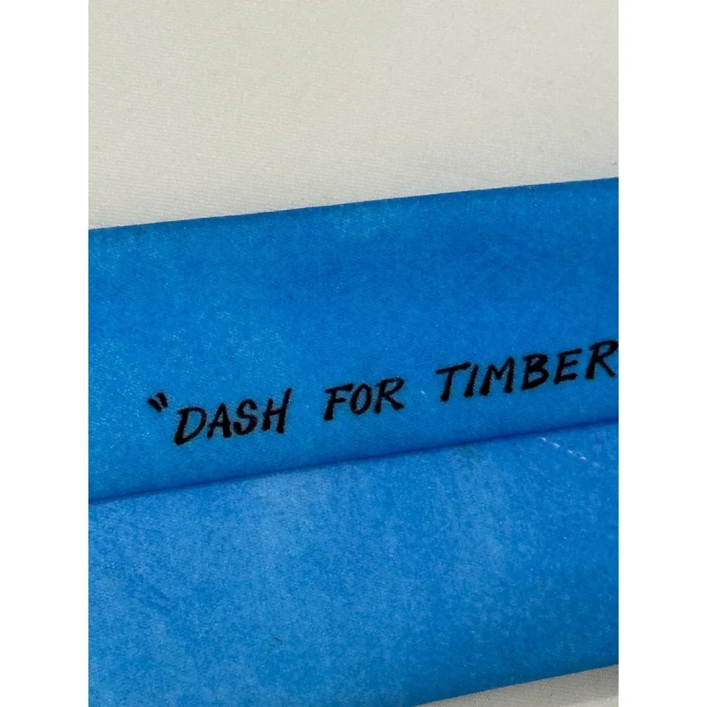 Vintage Tru-West Frederic Remington Dash for Timber Cowboy Horse Necktie